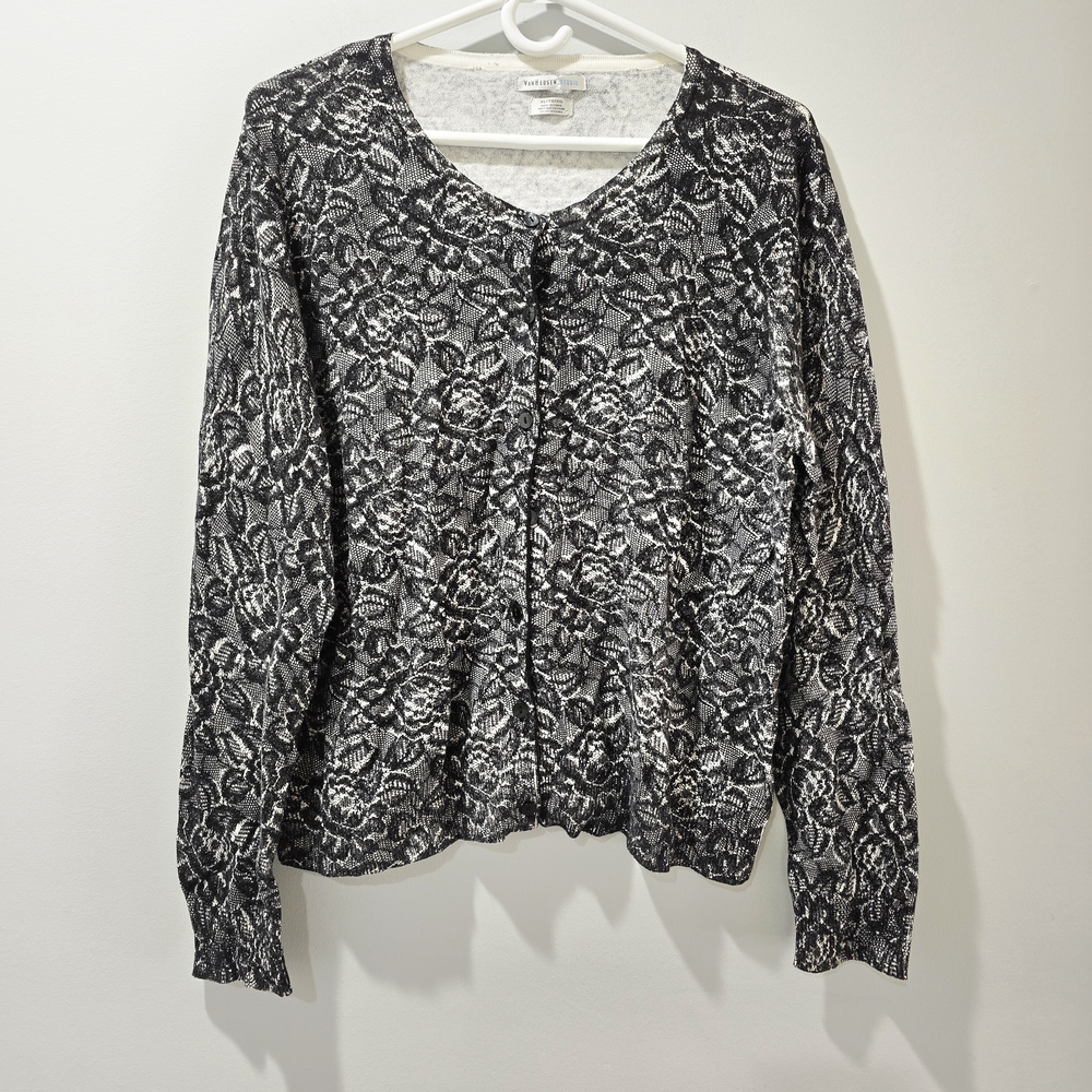 Van Heusen Studio Women's Cardigan Sweater Size XL